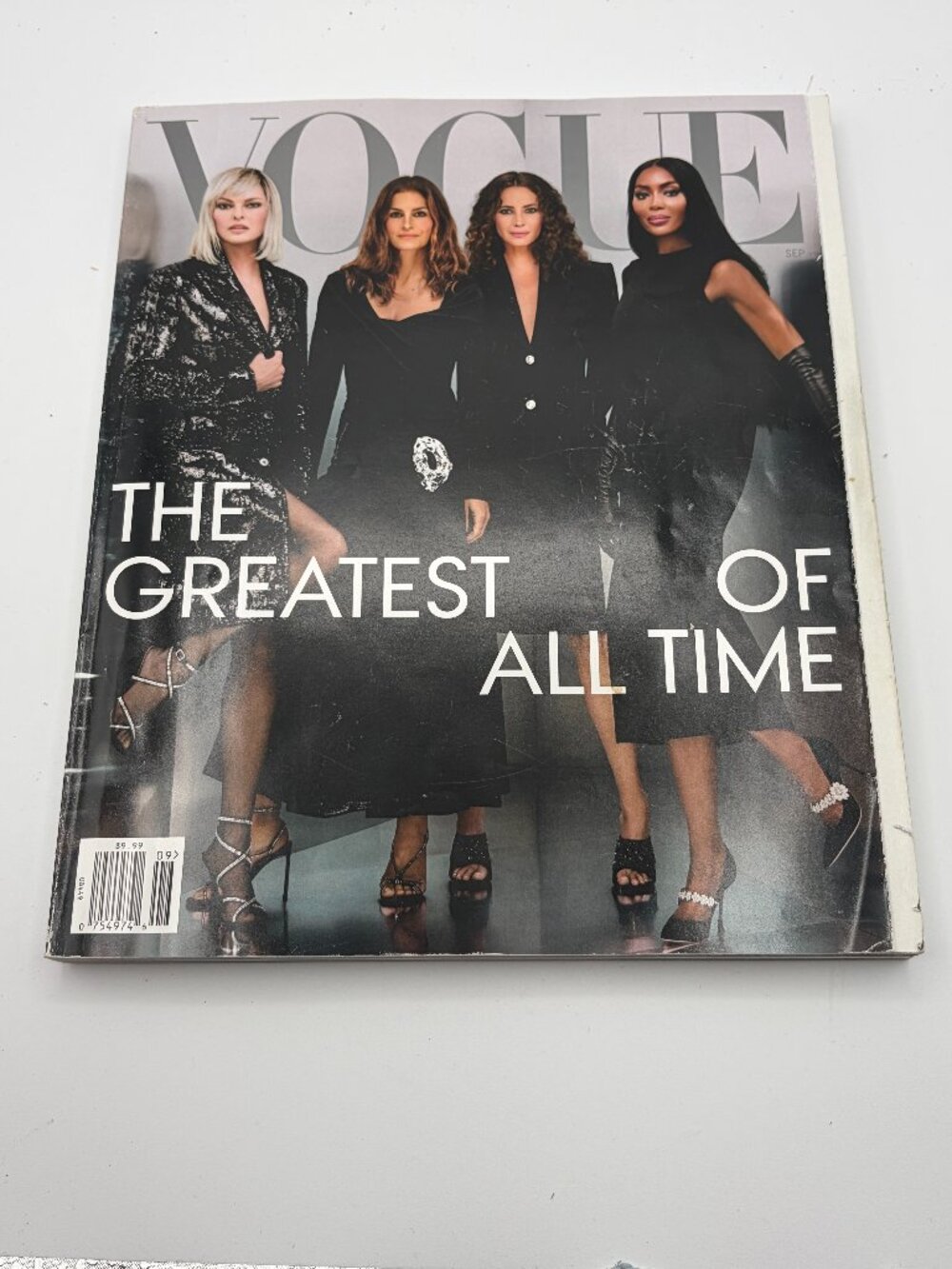 Vogue September 2023 "The Greatest Of All Time" Fashion Magazine Super Models